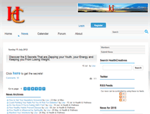 Tablet Screenshot of healthcreatives.com